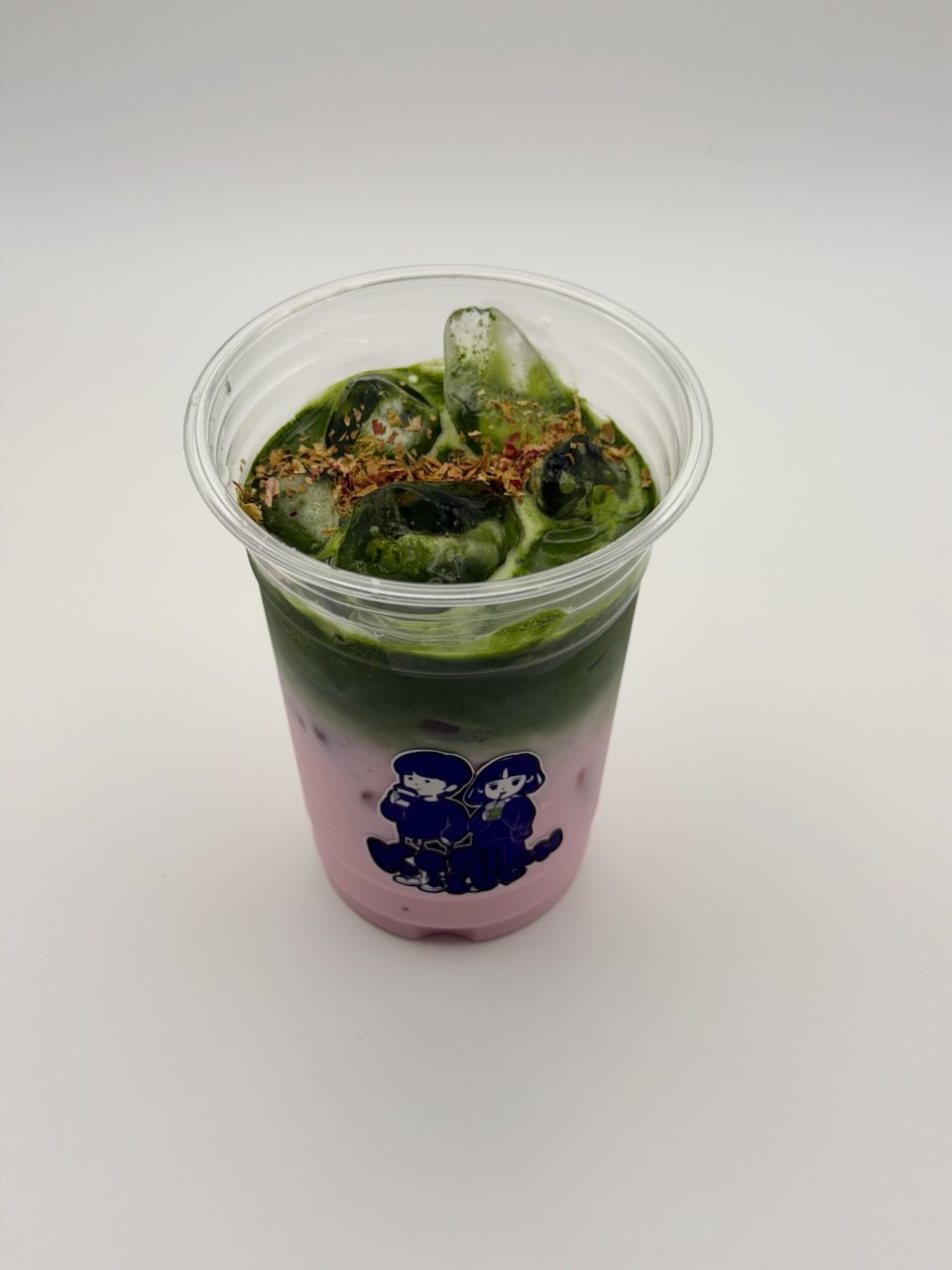 Matcha Rose Latte